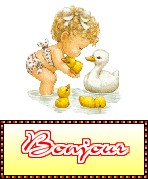 Gif animé bonjour